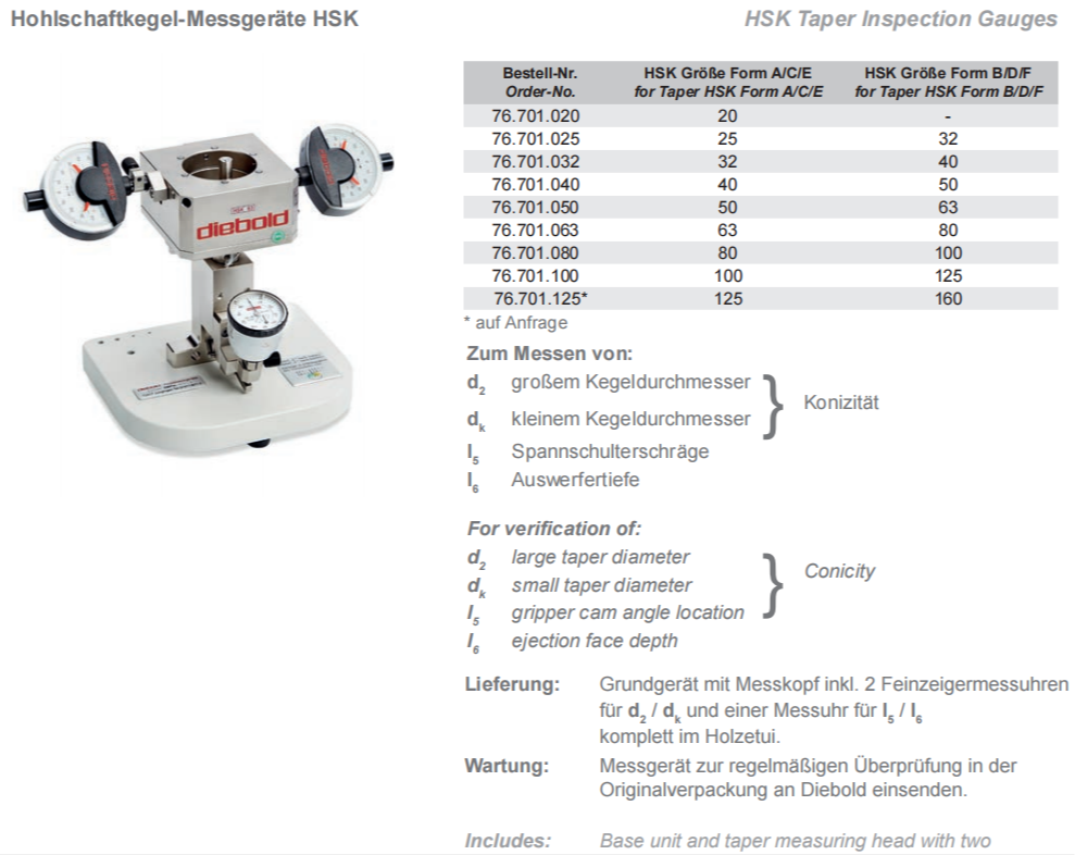 刀柄检测侧拉规76.701.063