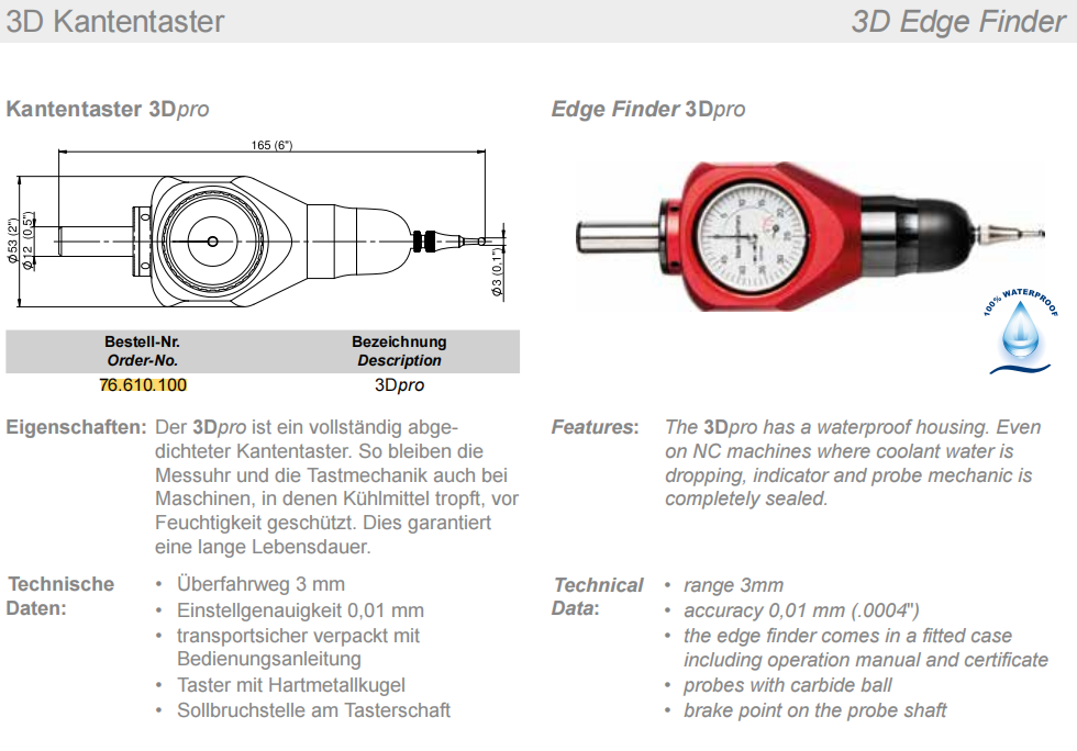 戴博3D寻边器76.610.100