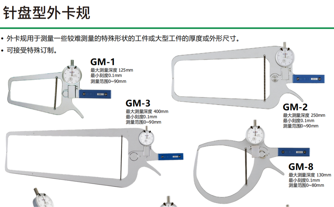 日本TECLOCK外径卡规GM-8