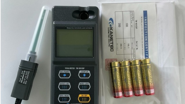 如何测量工件残留磁力，百舜精密推荐强力高斯计