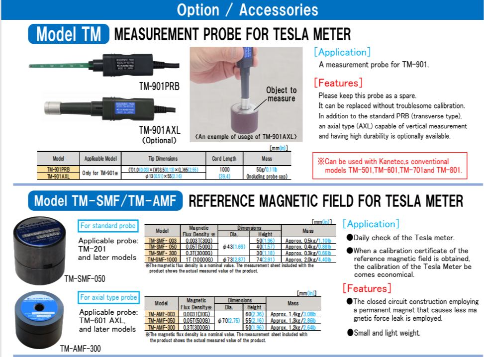 日本KANETEC强力高斯计TM-901EXP