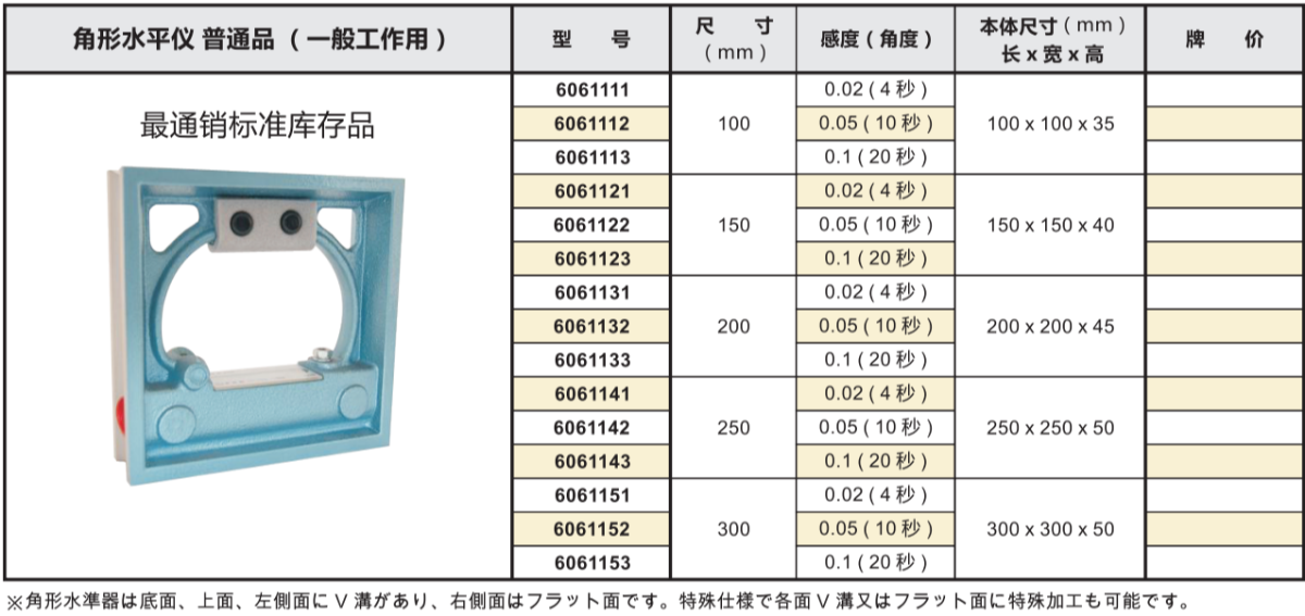 日本FSK富士6061131水平仪