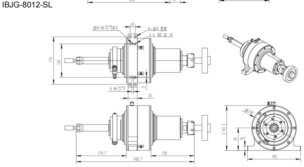 IBJG-8012-SL浮动主轴