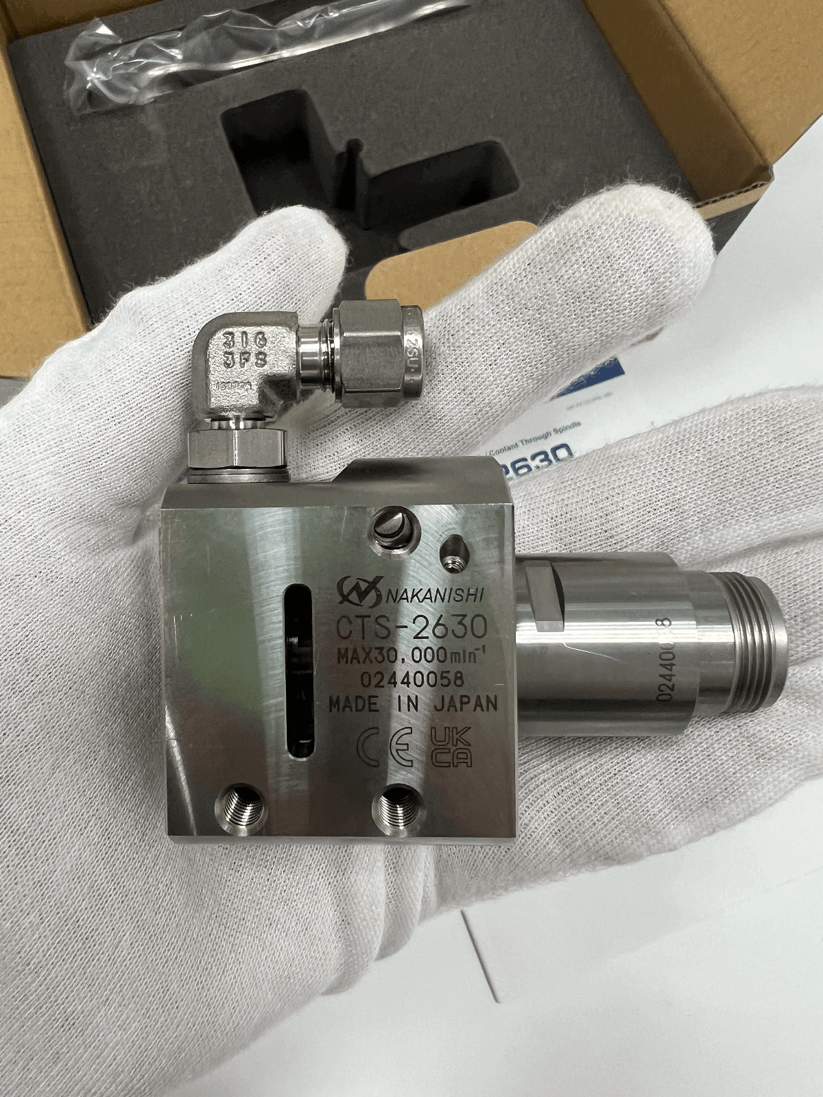 日本NAKANISHI中心出水电主轴CTS-2630