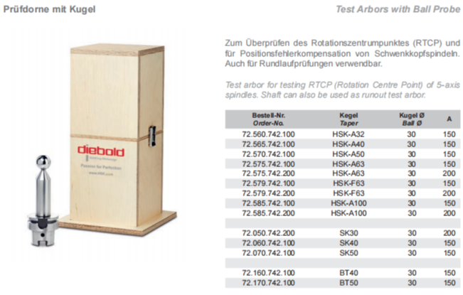 戴博球头检测棒