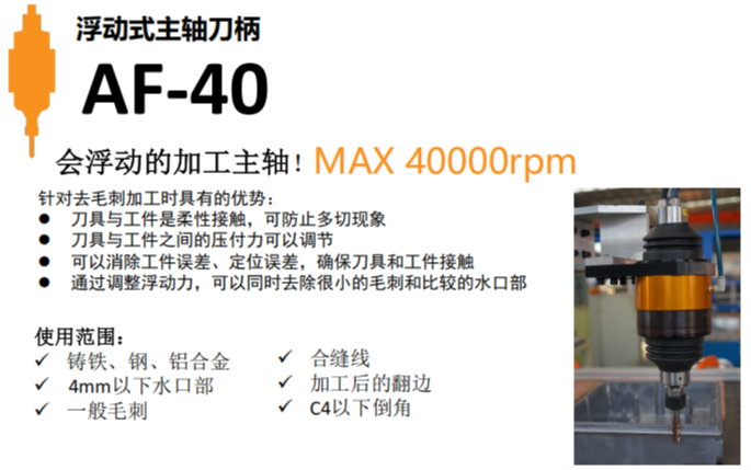 浮动打磨头AF-40-百舜精密