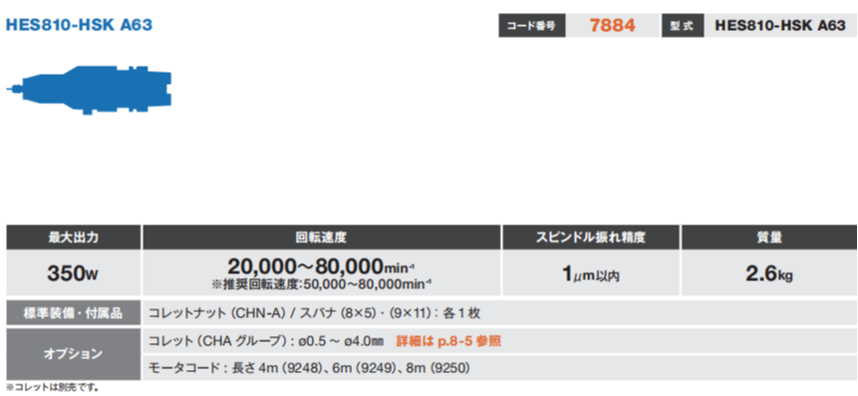 增速刀柄HES810-HSK A63