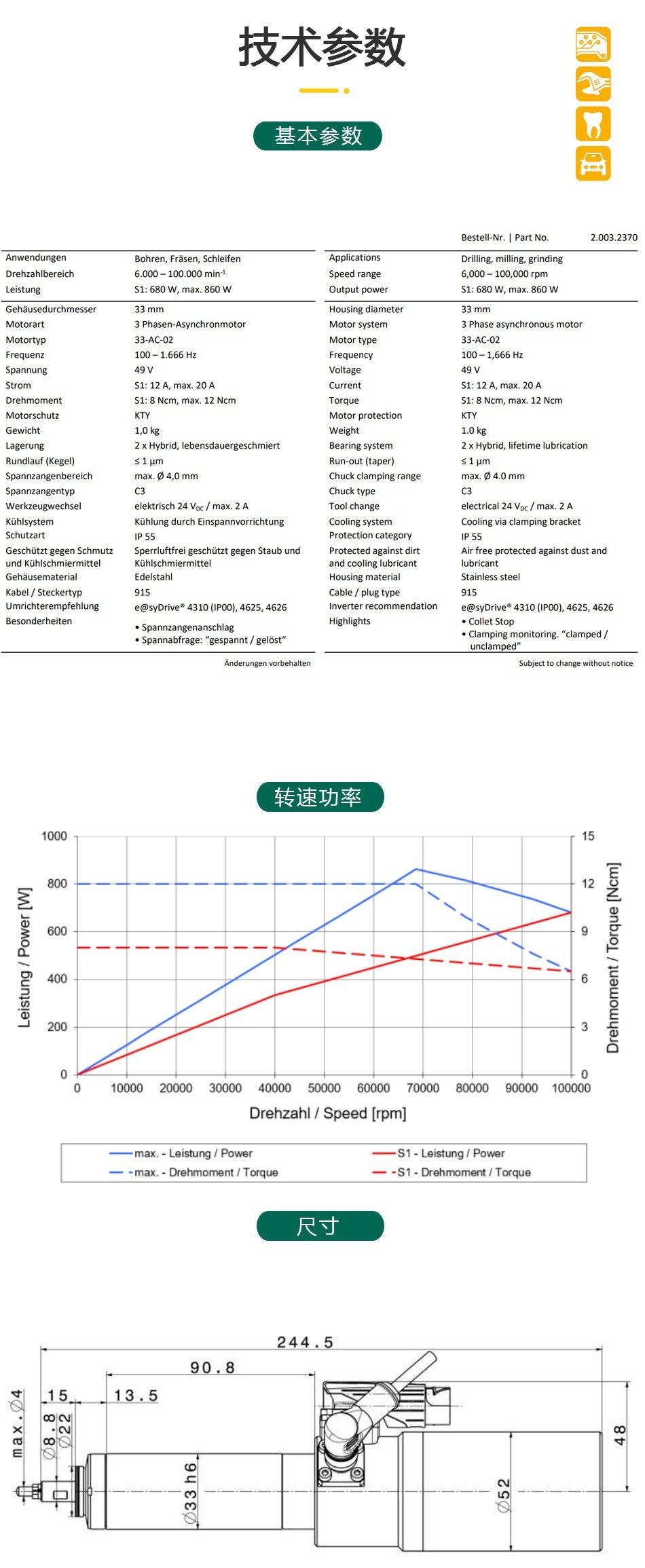 走心机主轴BM-319