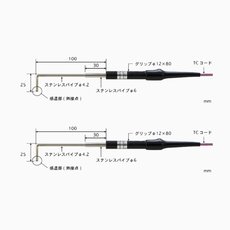 日本安立K型热电偶探头AX-233K