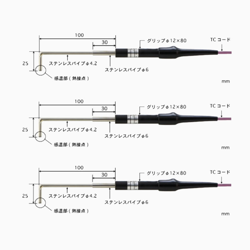 日本安立K型热电偶探头AX-233K