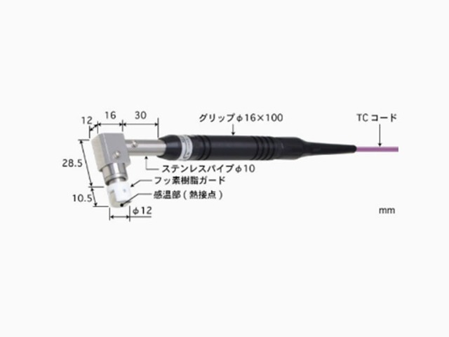 日本ANRITSUK型表面温度探头模具工件贴合测温传感器AX-314K