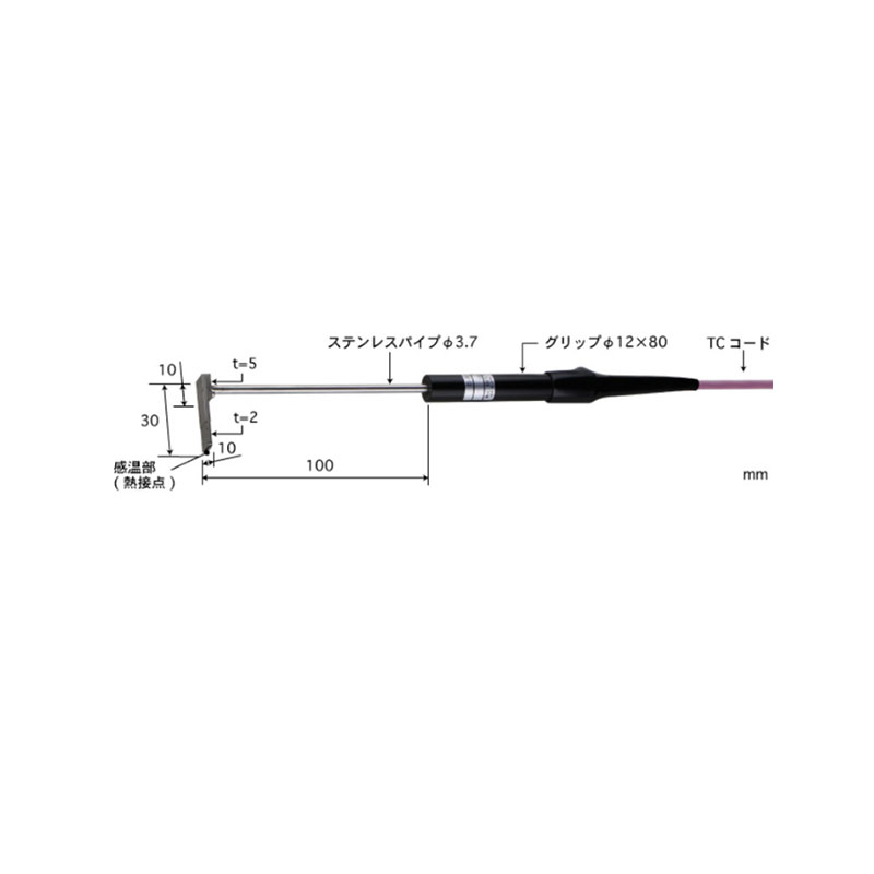 日本安立90度弯头热电偶CS-36E