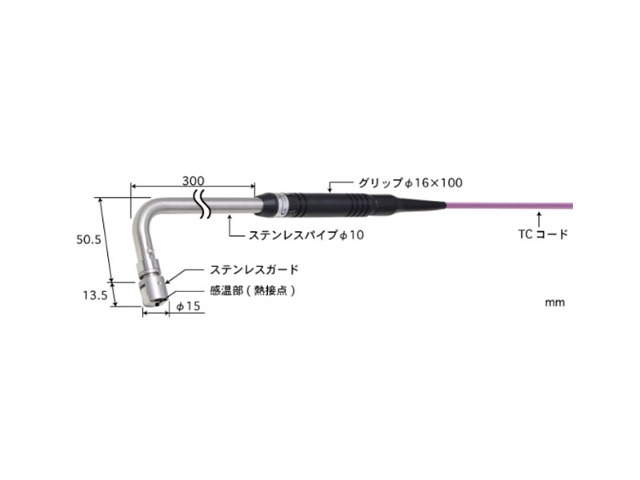 ANRITSU温度传感器A-231K弯头ASP接头通用工业表面测温探头