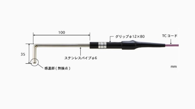 微小工件测温探头怎么选？安立CS-13E细径感温探头介绍
