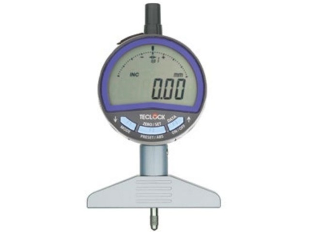 日本TECLOCK数字深度测量仪DMD-213A钢球测头曲面凹槽深度计
