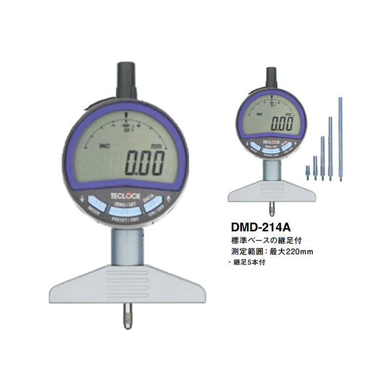 TECLOCK数显深度测量仪DMD-214A