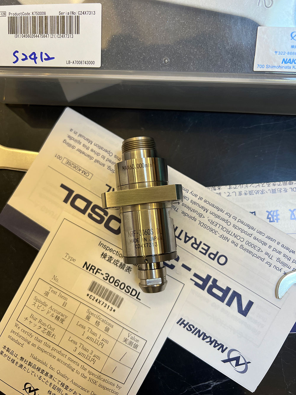 高速电主轴NRF-3060S-DL