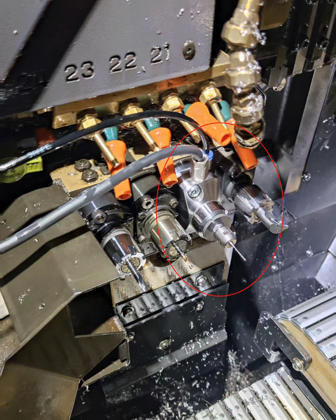 背轴加装高频铣